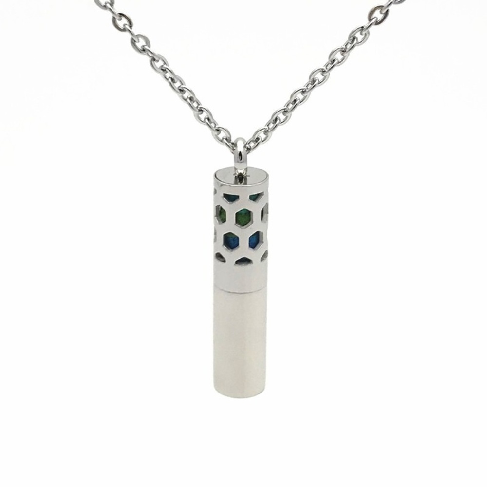 “All Bottled Up” Honeycomb Essential Oil Necklace